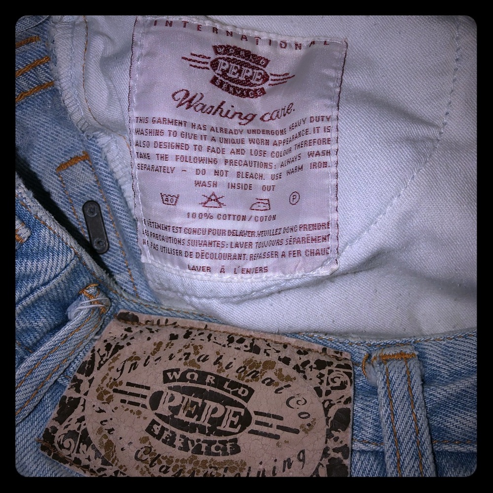 Authentic Pepe vintage jean shorts